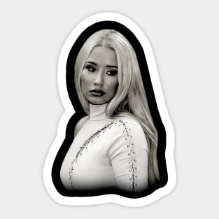 Iggy's Impact Flaunt Your Love for Rap Royalty with Fashion Sticker